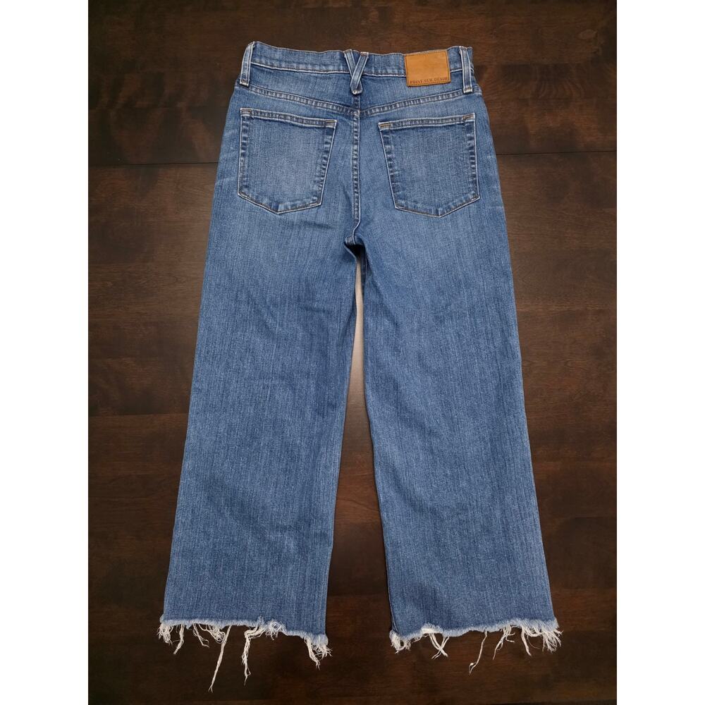 Point Sur Wide-Leg Crop Jeans Size 27 - Picture 6 of 7